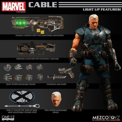 Mezco X-Men Cable One:12 Collective Action Figure