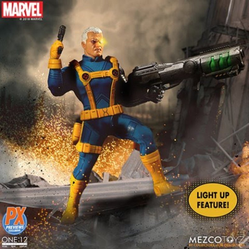 Mezco One : 12 Collective Cable X-men Ver PX Exclusive