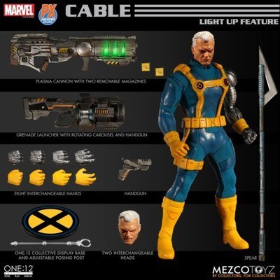Mezco One : 12 Collective Cable X-men Ver PX Exclusive