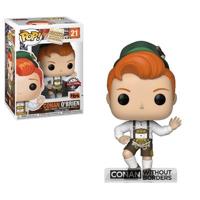 Funko Conan O&#39;Brien - Conan O&#39;Brien in Lederhosen Exclusive Pop! Viny
