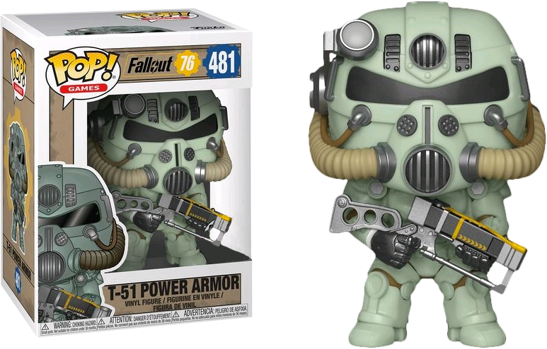 Funko Exclusive Fallout 76 - T-51 Power Armor Green Pop! Vinyl Figure