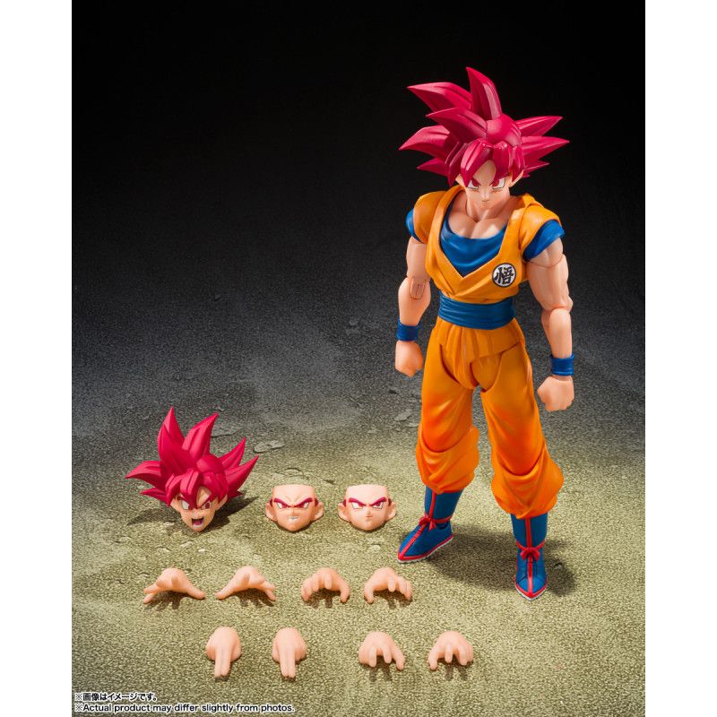 PRE-ORDER Bandai S.H.Figuarts Super Saiyan God Son Goku (God Aura)