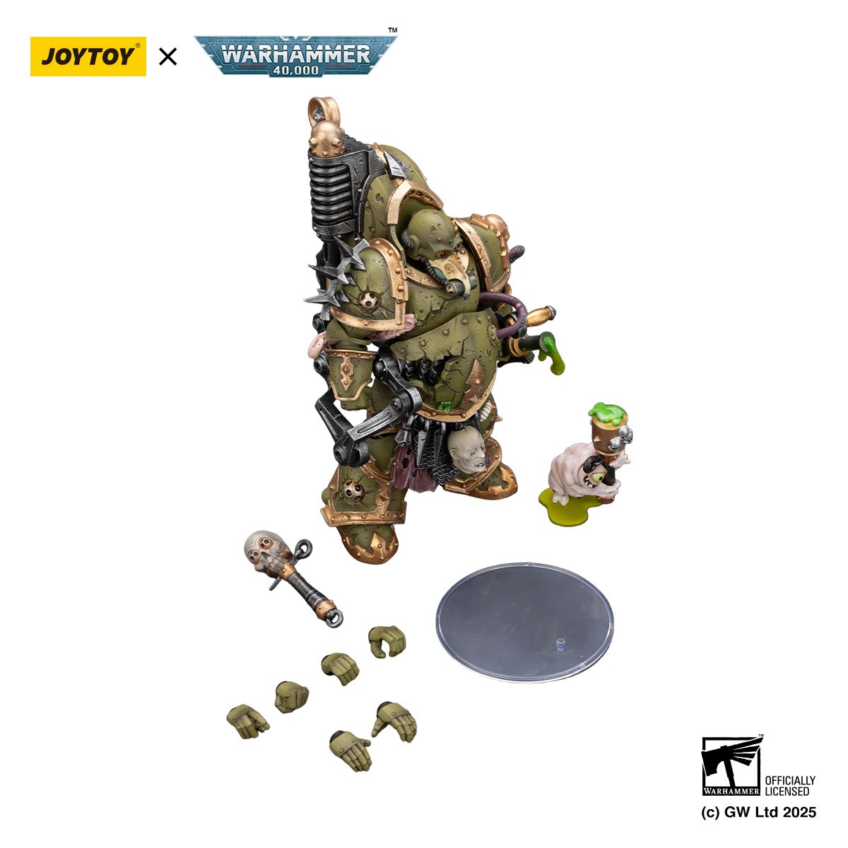 PRE-ORDER Joy Toy Warhammer 40k Death Guard Foul Blightspawn with Plague Sprayer