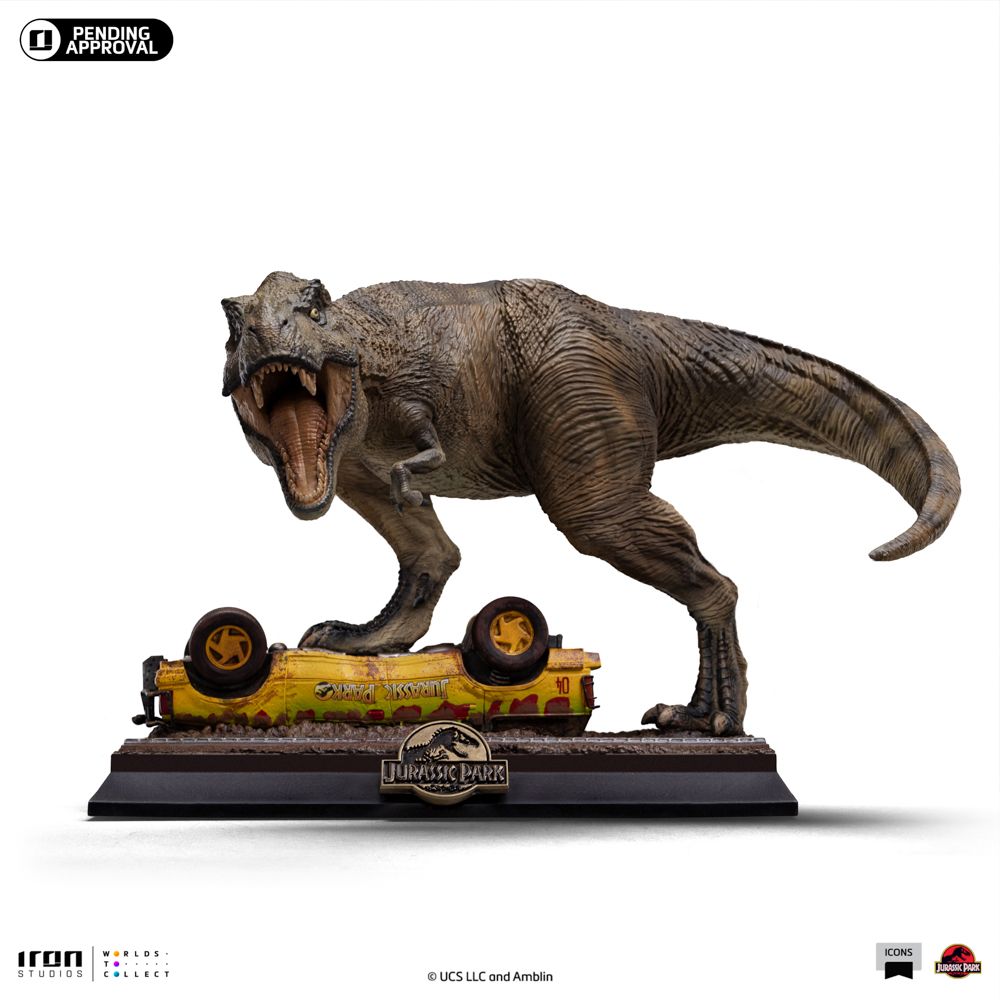 PRE-ORDER Iron Studios T-Rex Attack Jurassic Park Icons (rerun)