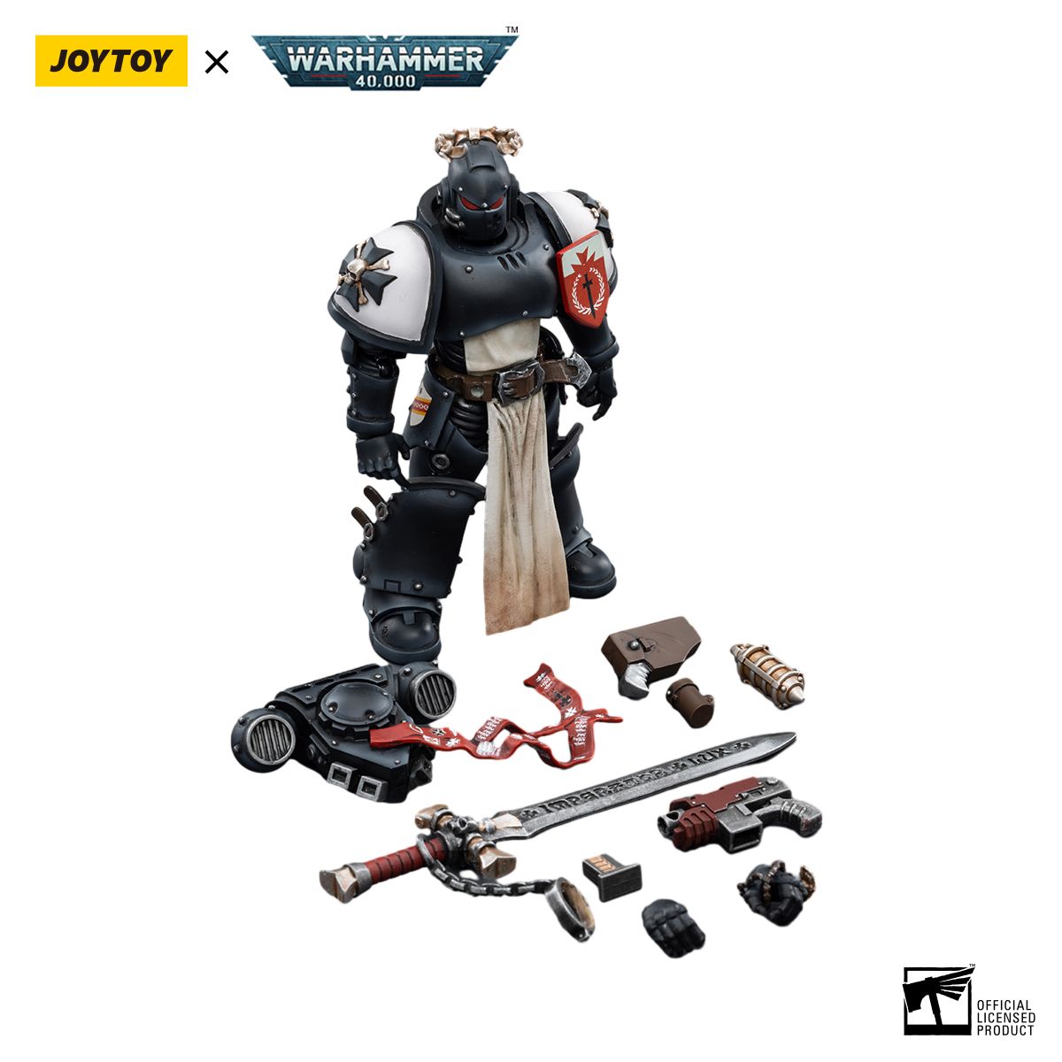 PRE-ORDER Joy Toy Warhammer 40k Black Templars The Emperors Champion Rolantus