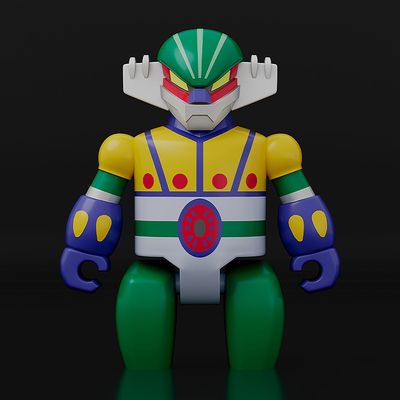 PRE-ORDER Good Smile Brickroid Steel Jeeg - Steel Jeeg