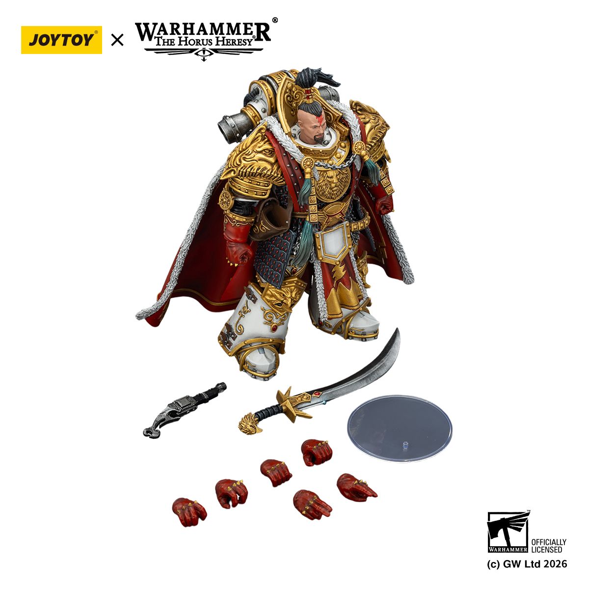 PRE-ORDER Joy Toy Warhammer 40k White Scars Jaghatai Khan Primarch of the Vth Legion