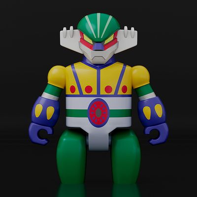 PRE-ORDER Good Smile Brickroid Steel Jeeg - Steel Jeeg Pantheroid Set