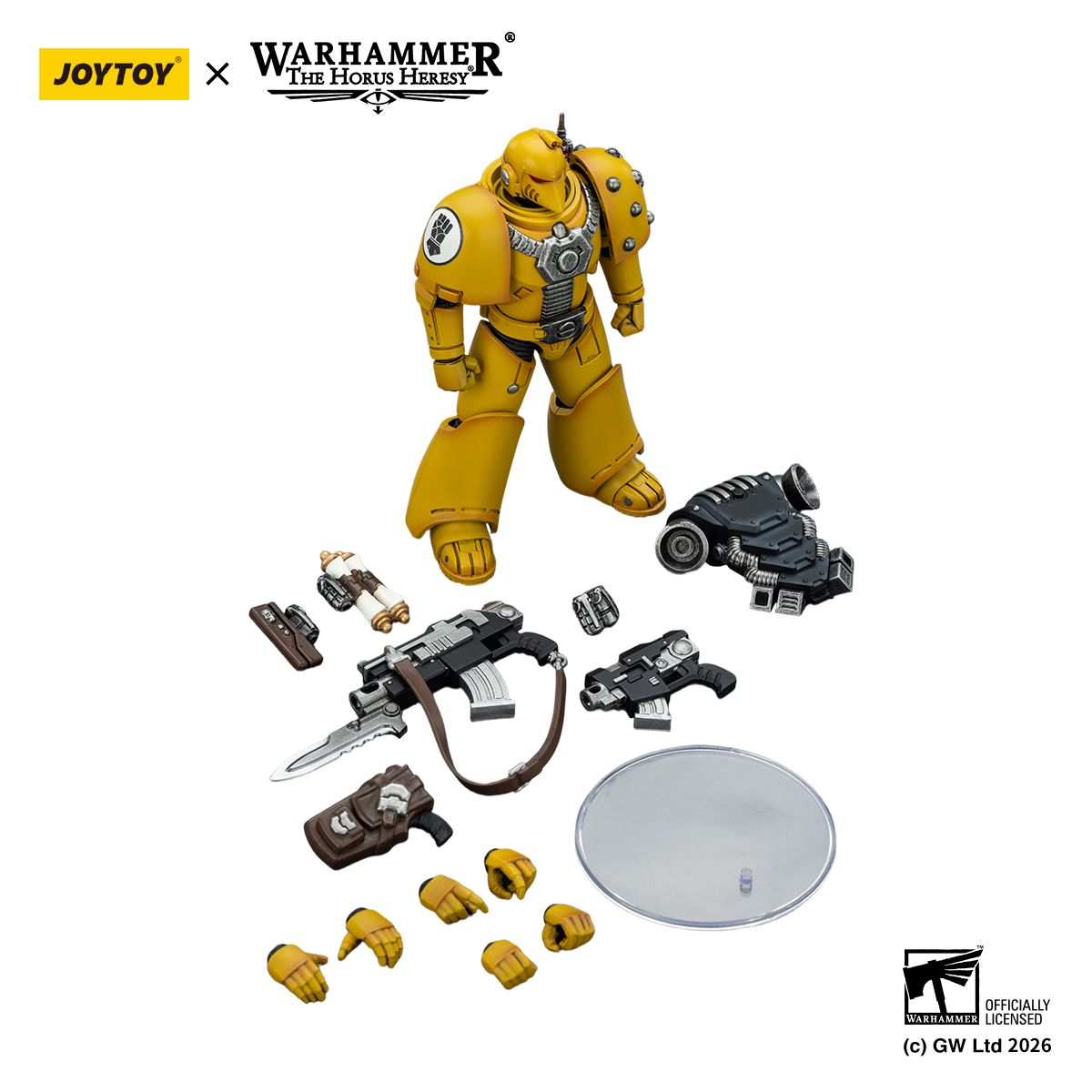PRE-ORDER Joy Toy Warhammer 40k Imperial Fist MKVI Tactical Legionary