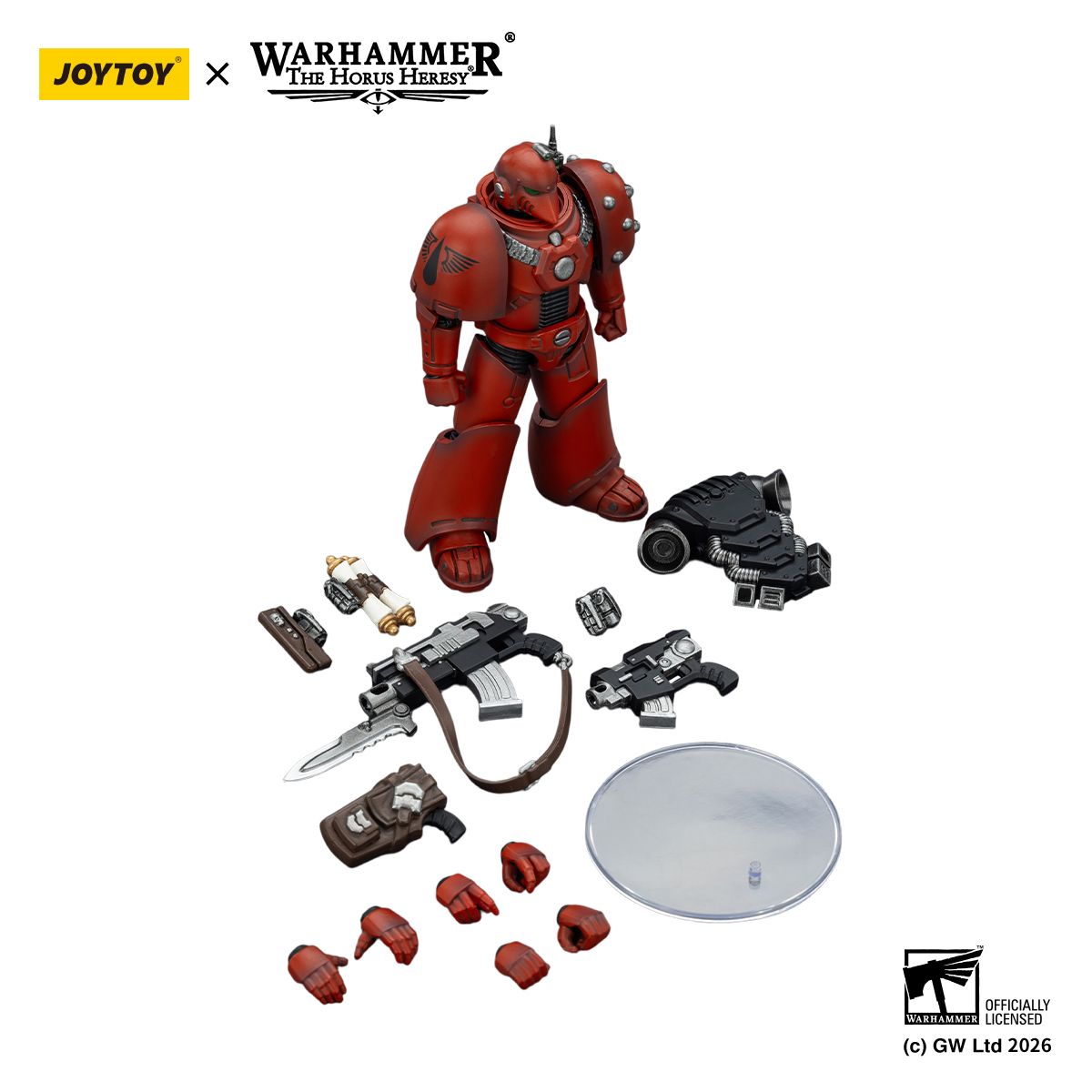 PRE-ORDER Joy Toy Warhammer 40k Blood Angels MKVI Tactical Legionary
