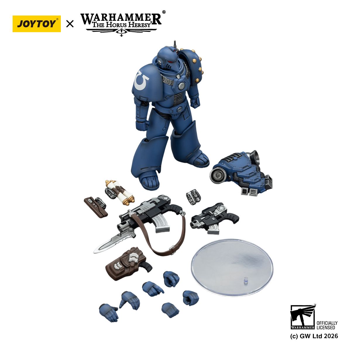 PRE-ORDER Joy Toy Warhammer 40k Ultramarines MKVI Tactical Legionary