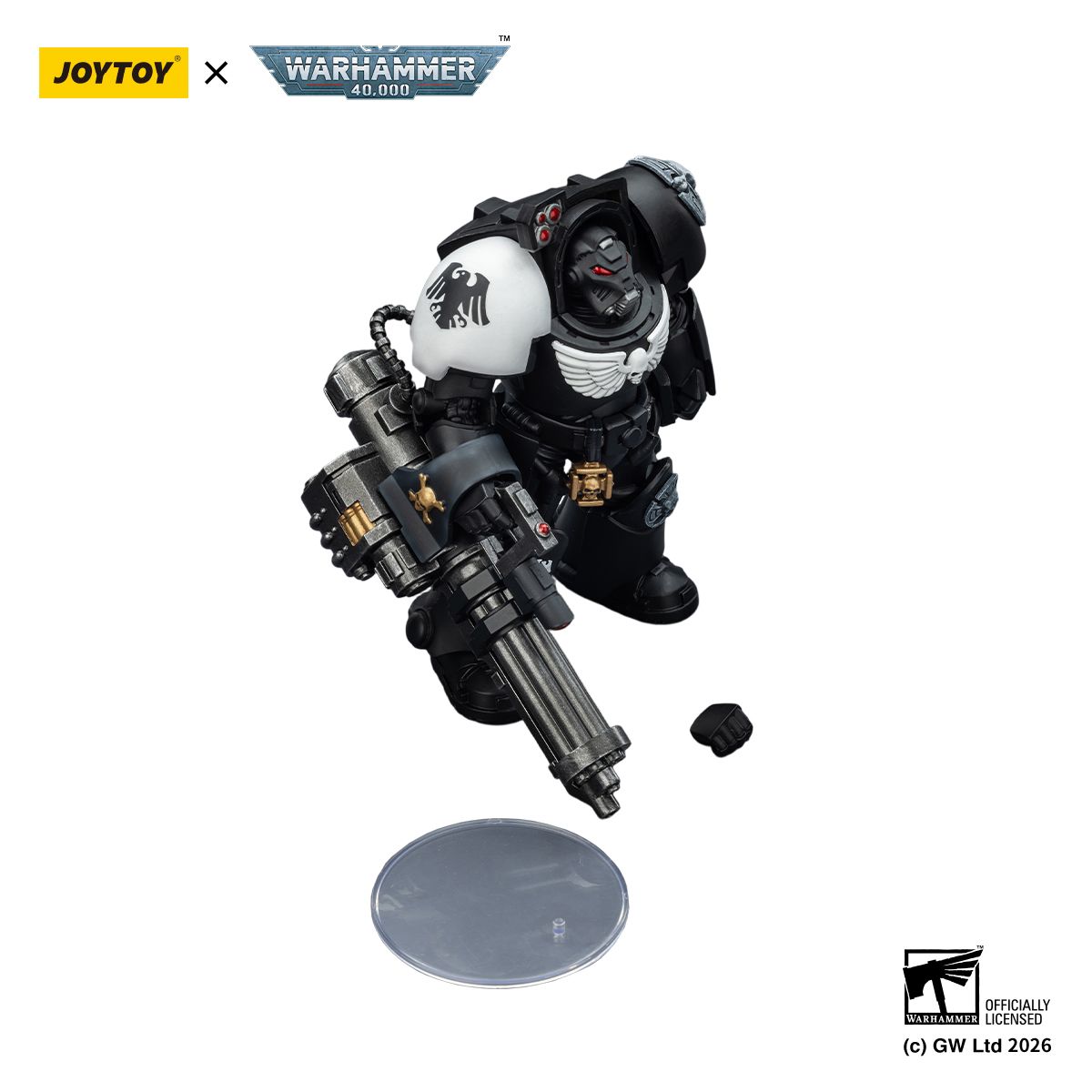 PRE-ORDER Joy Toy Warhammer 40k Raven Guard Terminator 3 with Power Fist and Assault Cannon