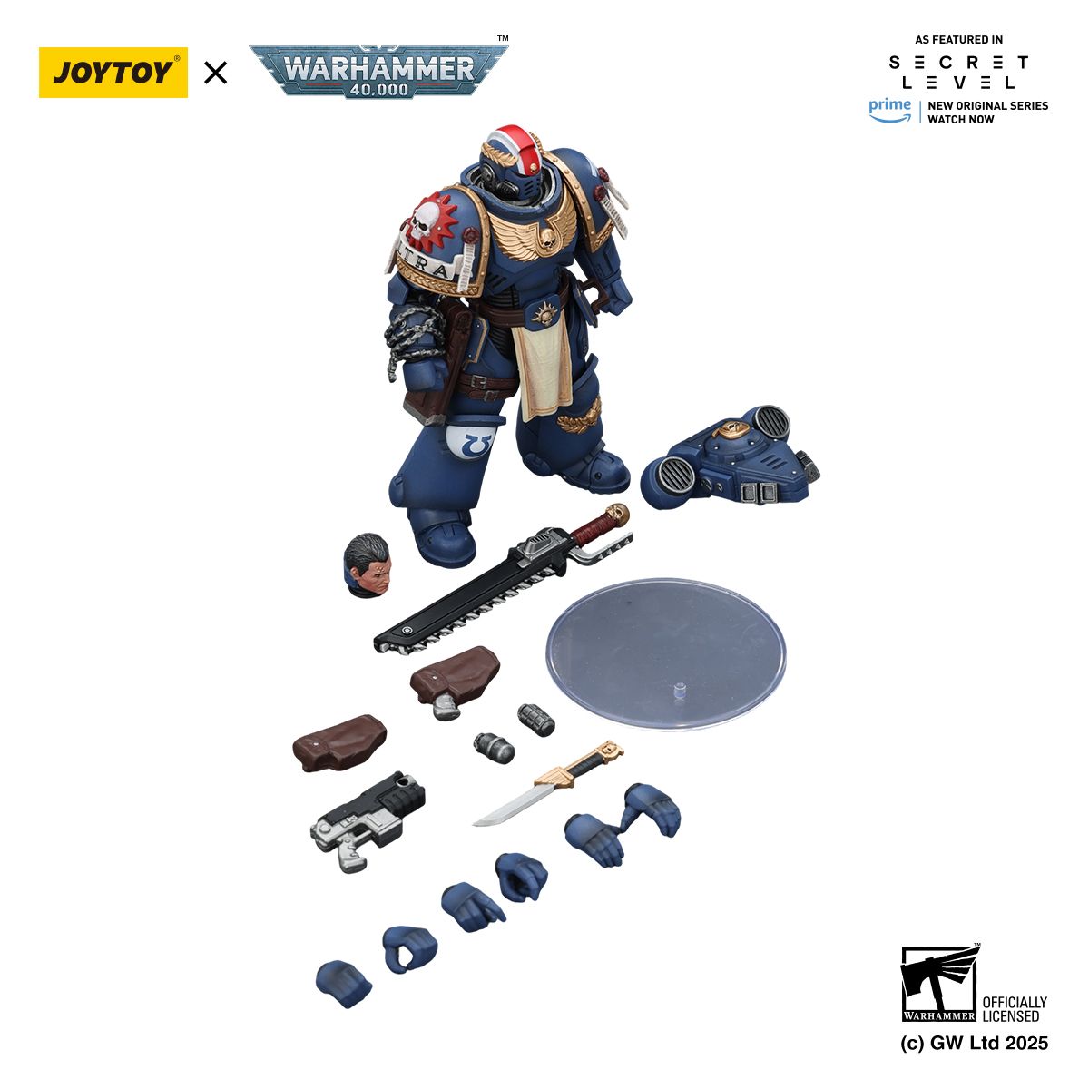 PRE-ORDER Joy Toy Warhammer 40k Ultramarines Titus with Laurels of Victory