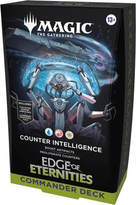 Magic the Gathering Edge of Eternities Counter Intelligence Commander Deck