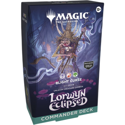 Magic the Gathering Lorwyn Eclipsed Blight Curse Commander Deck