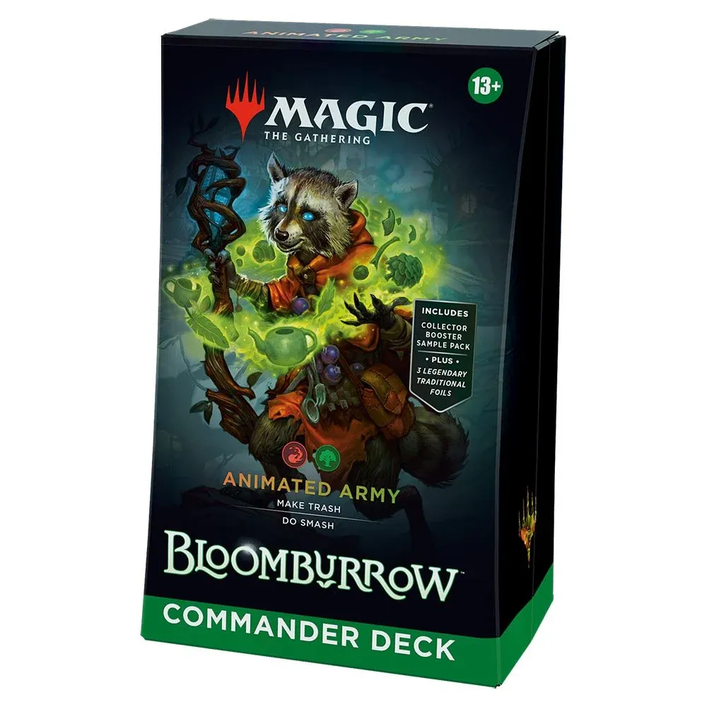 Magic the Gathering Bloomburrow Animated Army Commander Deck
