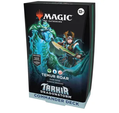 Magic the Gathering Tarkir Dragonstorm Temur Roar Commander Deck