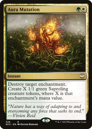 Magic the Gathering Aura Mutation Streets of New Capenna Commander