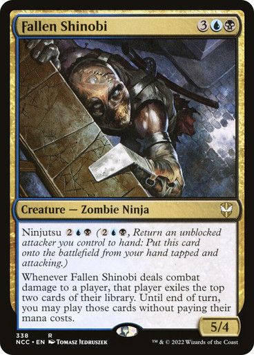 Magic the Gathering Fallen Shinobi Streets of New Capenna Commander
