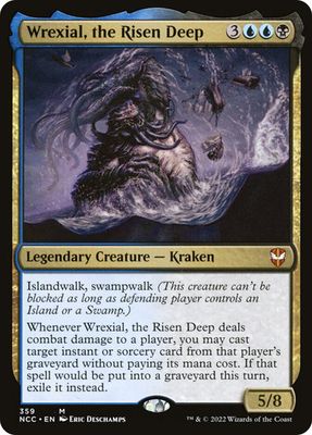 Magic the Gathering Wrexial, the Risen Deep Streets of New Capenna Commander
