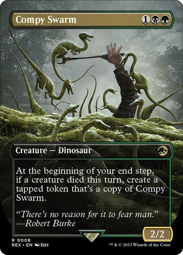 Magic the Gathering Compy Swarm Jurassic World Collection
