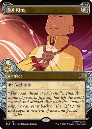 Magic the Gathering Sol Ring Avatar The Last Airbender Eternal