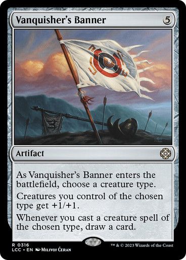 Magic the Gathering Vanquisher's Banner The Lost Caverns of Ixalan Commander