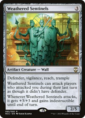 Magic the Gathering Weathered Sentinels Streets of New Capenna Commander