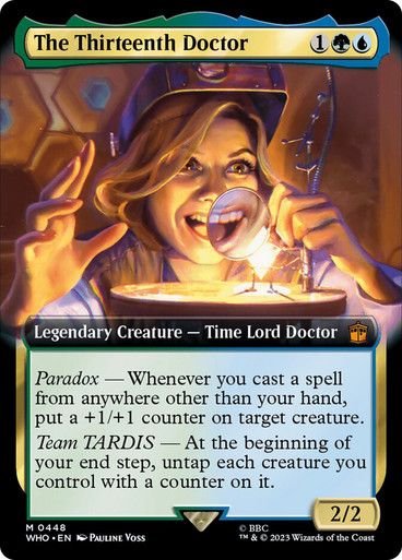 Magic the Gathering The Thirteenth Doctor Extended Art Doctor Who Commander