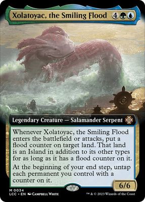 Magic the Gathering Xolatoyac, the Smiling Flood Extended Art The Lost Caverns of Ixalan Commander