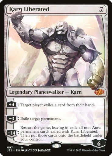 Magic the Gathering Karn Liberated Jumpstart 2022