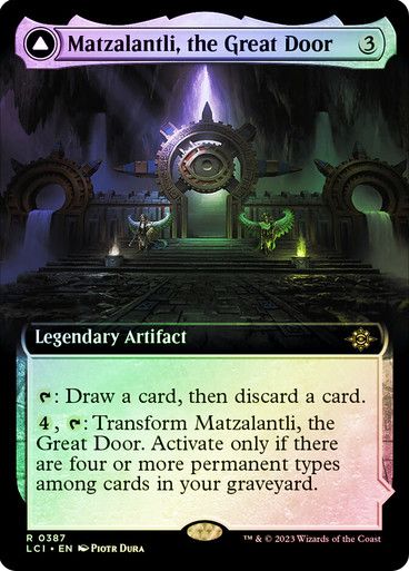 Magic the Gathering Matzalantili, the Great Door Extended Art Foil The Lost Caverns of Ixalan