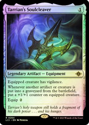 Magic the Gathering Tarrian's Soulcleaver Foil The Lost Caverns of Ixalan