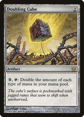 Magic the Gathering Doubling Cube Fifth Dawn