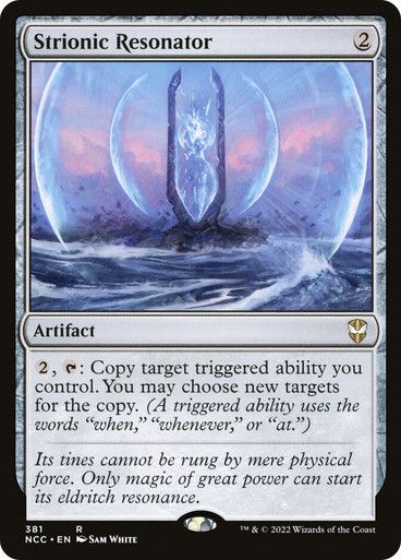 Magic the Gathering Strionic Resonator Streets of New Capenna Commander