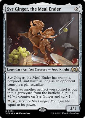 Magic the Gathering Syr Ginger, the Meal Ender Wilds of Eldraine