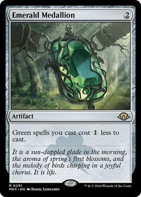 Magic the Gathering Emerald Medallion Modern Horizons 3