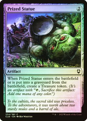 Magic the Gathering Prized Statue Foil Commander Legends Battle for Baldur's Gate