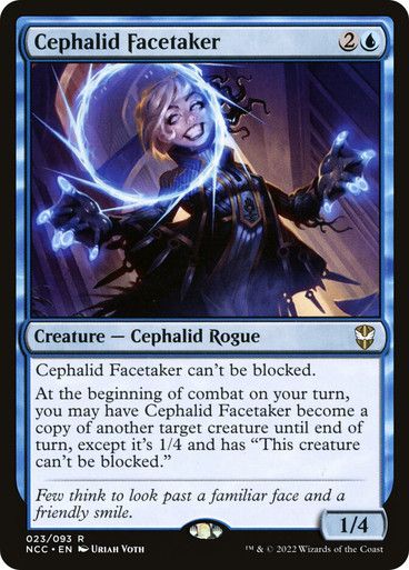 Magic the Gathering Cephalild Facetaker Streets of New Capenna Commander