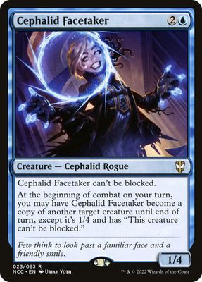 Magic the Gathering Cephalild Facetaker Streets of New Capenna Commander