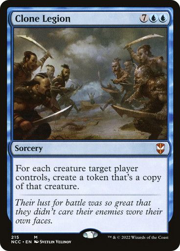 Magic the Gathering Clone Legion Streets of New Capenna Commander