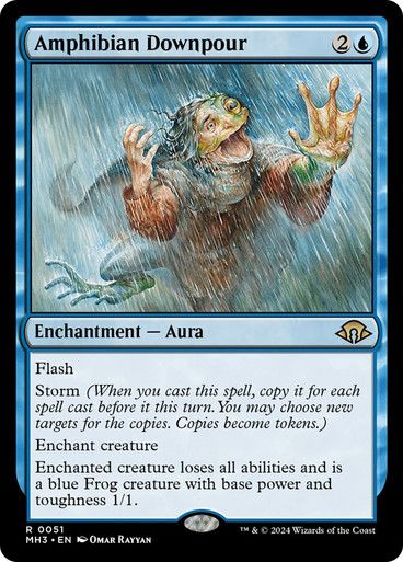 Magic the Gathering Amphibian Downpour Modern Horizons 3
