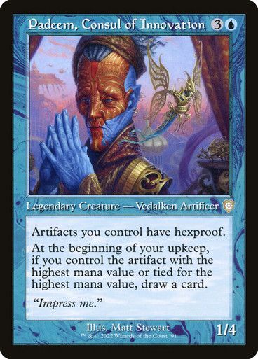 Magic the Gathering Padeem, Consul of Innovation The Brothers' War Commander