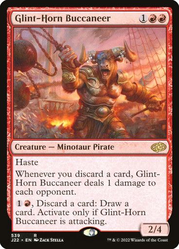 Magic the Gathering Glint-Horn Buccaneer Jumpstart 2022