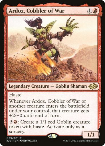 Magic the Gathering Ardoz, Cobbler of War Jumpstart 2022