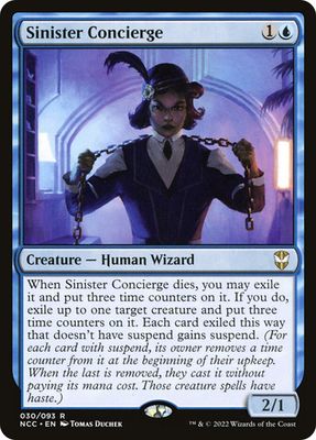 Magic the Gathering Sinister Concierge Streets of New Capenna Commander