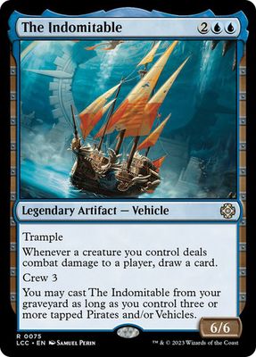 Magic the Gathering The Indomitable The Lost Caverns of Ixalan Commander