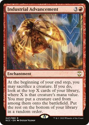 Magic the Gathering Industrial Advancement Streets of New Capenna Commander