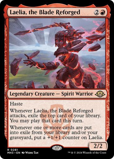 Magic the Gathering Laelia, the Blade Reforged Modern Horizons 3