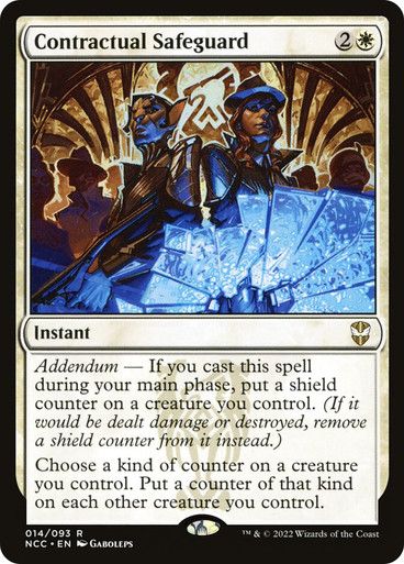 Magic the Gathering Contractual Safeguard Streets of New Capenna Commander